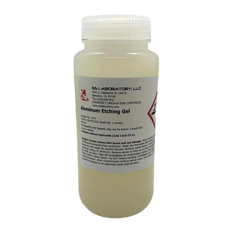 Aluminum Etching Gel 500 mL bottle