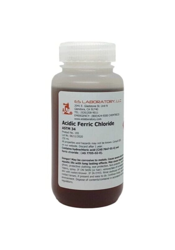 Acidic Ferric Chloride, 250 mL