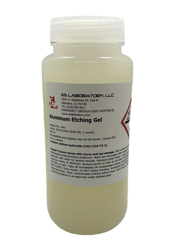 Aluminum Etching Gel 500 mL bottle