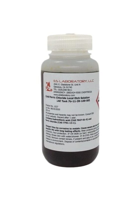 Cold Ferric Chloride Local Etch Solution, 250 mL