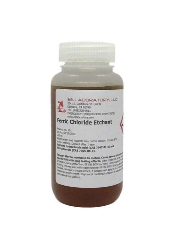 Ferric Chloride Etchant, 250 mL