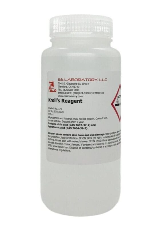 Kroll’s Reagent, 500 mL