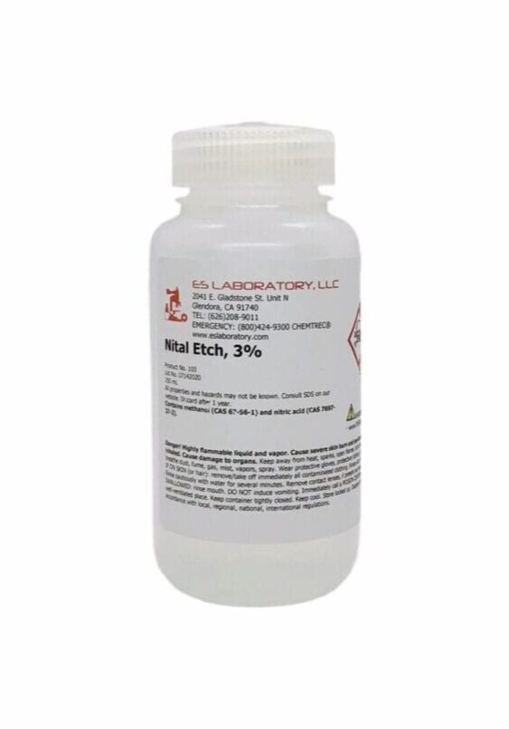 Nital Etch, 3%, 250 mL