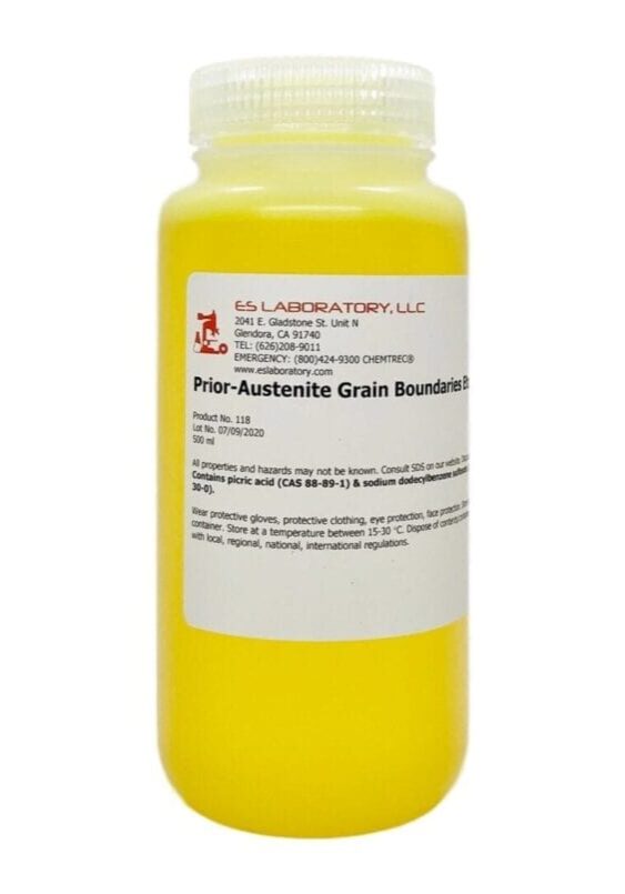 Prior-Austenite Grain Boundaries Etch, 500 mL